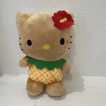 헬로키티 하와이 한정판 봉제 인형 파인애플 일광화상 ABC마트