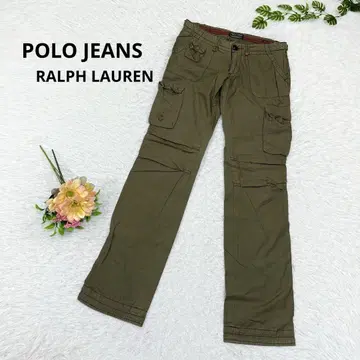 90년대 POLO JEANS 랄프 로렌 카고 팬츠 밀리터리풍 S