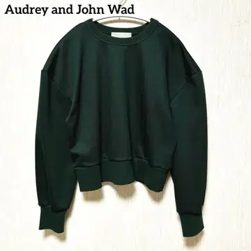 Audrey and John Wad 쭈리 풀오버 맨투맨 그린