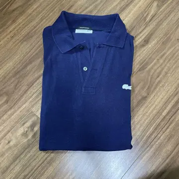 LACOSTE 익스클루시브 에디션 피케 셔츠 사이즈 5 네이비