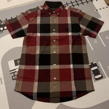 BLACK LABEL CRESTBRIDGE 반팔 체크 셔츠 S
