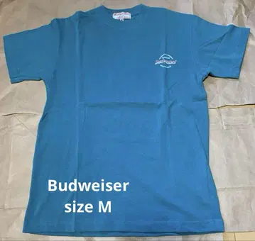 Budweiser 버드와이저 T셔츠 기업 로고 맥주 보더 M
