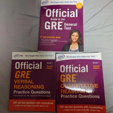ETS Official GRE text books