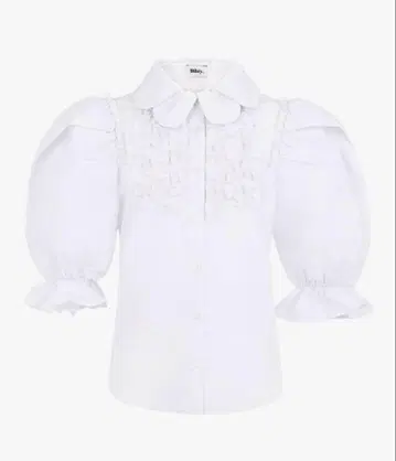 Bibiy. CORA PUFF BLOUSE White
