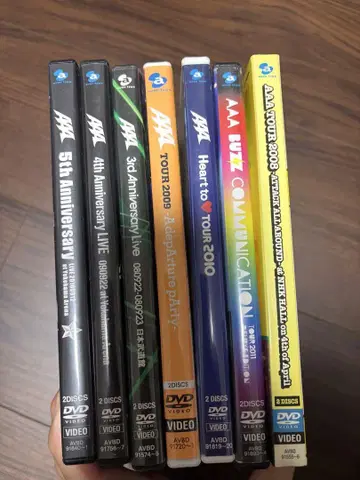 AAA DVD 세트 5주년, 4주년, 3주년 등