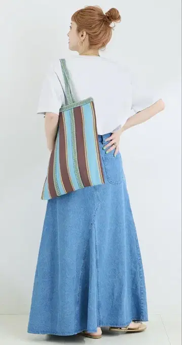 새상품 B.C STOCK 마켓 토트백