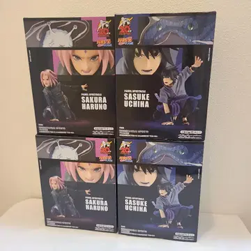 NARUTO 하루노 사쿠라 우치하 사스케 피규어 4개 세트