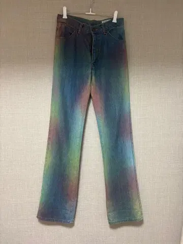 Wrangler 그라데이션 플레어 데님 팬츠 아메카지