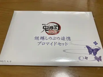 극장판 귀멸의 칼날 무한성편 제1장 코쵸우 시노부의 추억 브로마이드 세트