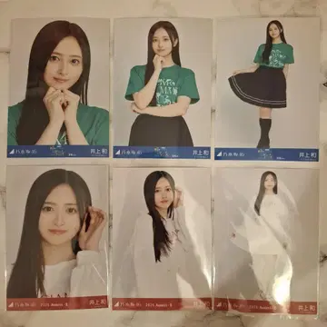 노기자카46 이노우에 나기 미야기 T셔츠 맨투맨 6종 컴프 브로마이드