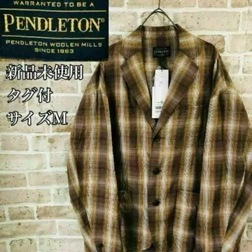 [미사용 새상품] PENDLETON 울 체크 자켓 사이즈 M