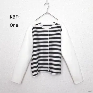 KBF플러스 | 바이컬러 본딩 자켓 [ One ] 보더 노카라
