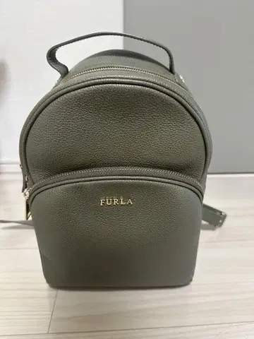 FURLA 올리브 그린 라운드형 백팩
