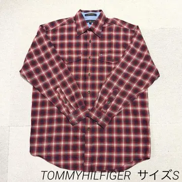 TOMMYHILFIGER 타미힐피거 긴팔 플란넬 셔츠 체크 사이즈 S