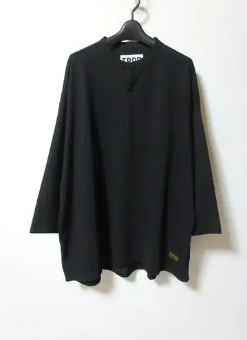 TIGHTBOOTH 타이트부스 헨리넥 티셔츠 블랙 XL