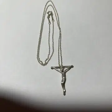 실버 인형 펜던트 목걸이