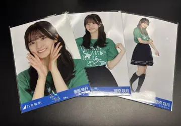 노기자카46 브로마이드 투어 T셔츠 미야기 컴프 스가와라 사츠키