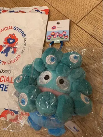 오사카 엑스포 먝먝 코스프레 봉제 인형 카라비너 키링 한교동