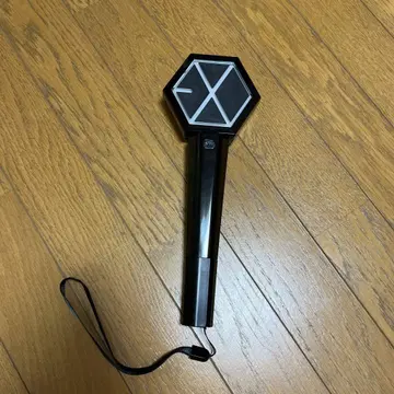 exo 응원봉 (검정, 블랙)