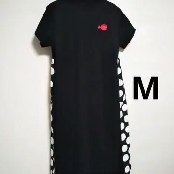 M 사이즈 graniph x 금붕어가 도망쳤다 고미 타로 반팔 원피스 M