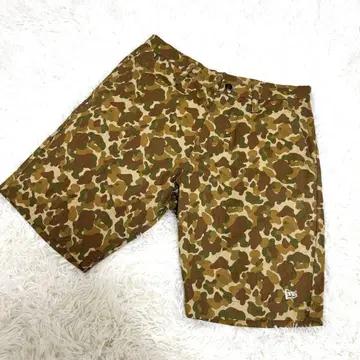 레어 NEWERA 뉴에라 카모플라쥬 숏팬츠