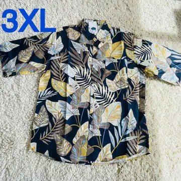 리조트 남성용 반팔 셔츠 3XL 빅 사이즈 넉넉한 핏 축제 카리유시