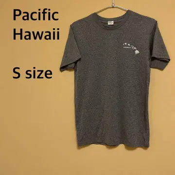 [ Pacific ] Hawaii 반팔 티셔츠/하와이/그레이/심플