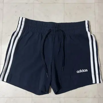 adidas 네이비 숏팬츠 3선 라인