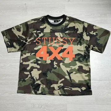 Stussy 4x4 Mesh Football Jersey Camo - M | 브랜드 중고거래