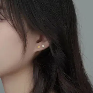 [오늘 발송] 실버 귀걸이 로즈 플라워