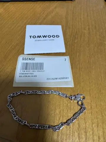 tomwood 앵커 체인 팔찌 톰우드