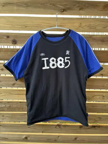 레어 UMBRO 엄브로 더블 페이스 리버서블 티셔츠 래글런형