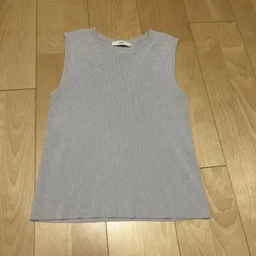 라메 슬리브리스 티셔츠 ONE SIZE