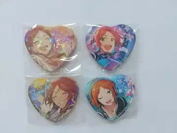 앙스타 토루파카 하트형 캔뱃지 하트캔 2wink 히나타 유우타