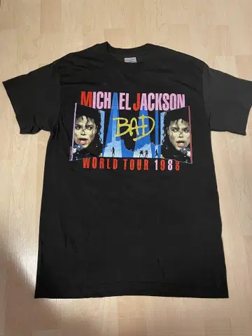 마이클 잭슨 BAD TOUR 1988 티셔츠