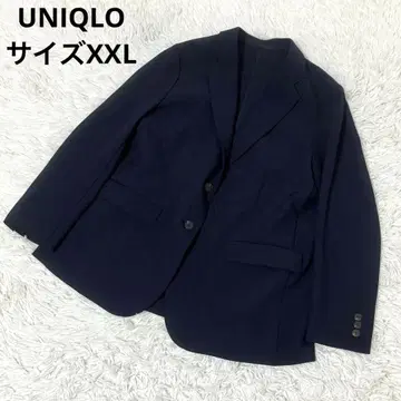 [새상품급] 유니클로 감동 자켓 빅 사이즈 XXL 네이비 세탁 가능