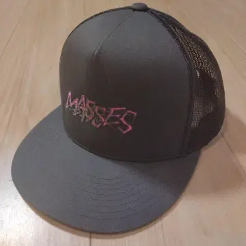 [새상품급] 마시스 블랙 자수 로고 트래커 캡 모자 기무라 타쿠야
