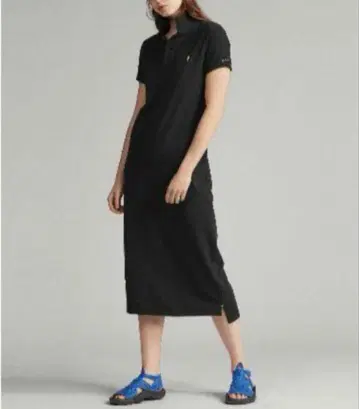폴로 랄프로렌 롱 원피스 호스 자수