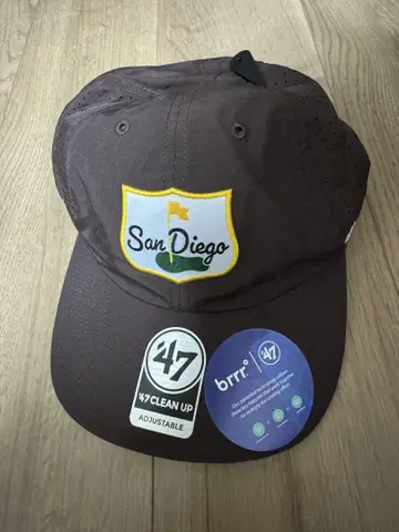 47 클린업 SanDiego 브라운 캡