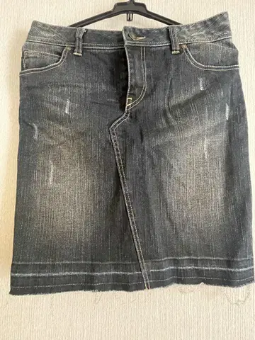 Calvin Klein Jeans 타이트 스커트 다크 데님