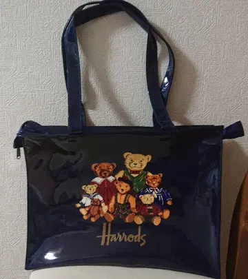 HARRODS 해롯 토트백 L 사이즈 대형 베어
