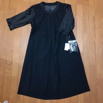 새상품 LL 블랙 포멀 원피스 관혼상제 상복 마터니티