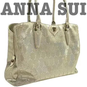 레어 ANNA SUI 핸드백 에나멜 라메 버터플라이