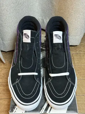 반스 스케이트 스케이트 하이 팝 쿠시 퍼플/블랙 30cm