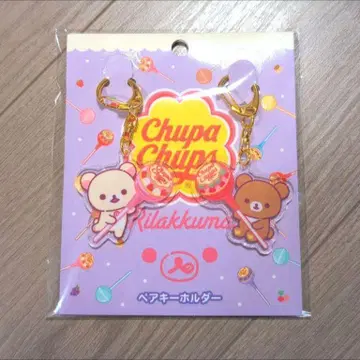리락쿠마 x 츄파춥스 페어 키링 코리락쿠마 챠이로이코구마
