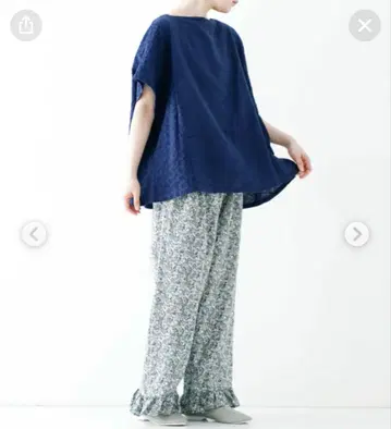2025ss nest Robe 네스트로브 린넨 2 패턴 자수 블라우스
