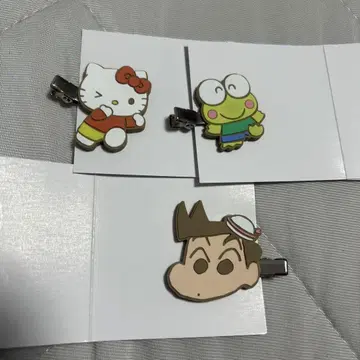 짱구는 못말려 산리오 트레이딩 앞머리 클립