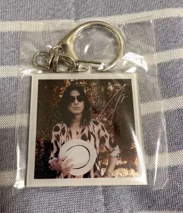 GLAY AMEX TAKURO 사인 포함 사진 키링