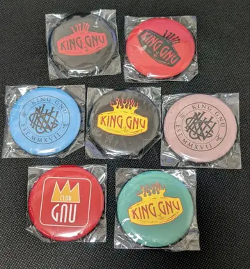 King Gnu FC 한정 캔뱃지 컴플리트 세트
