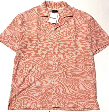 Desigual 패치워크 자카드 리조트 셔츠 M 사이즈 데지구알